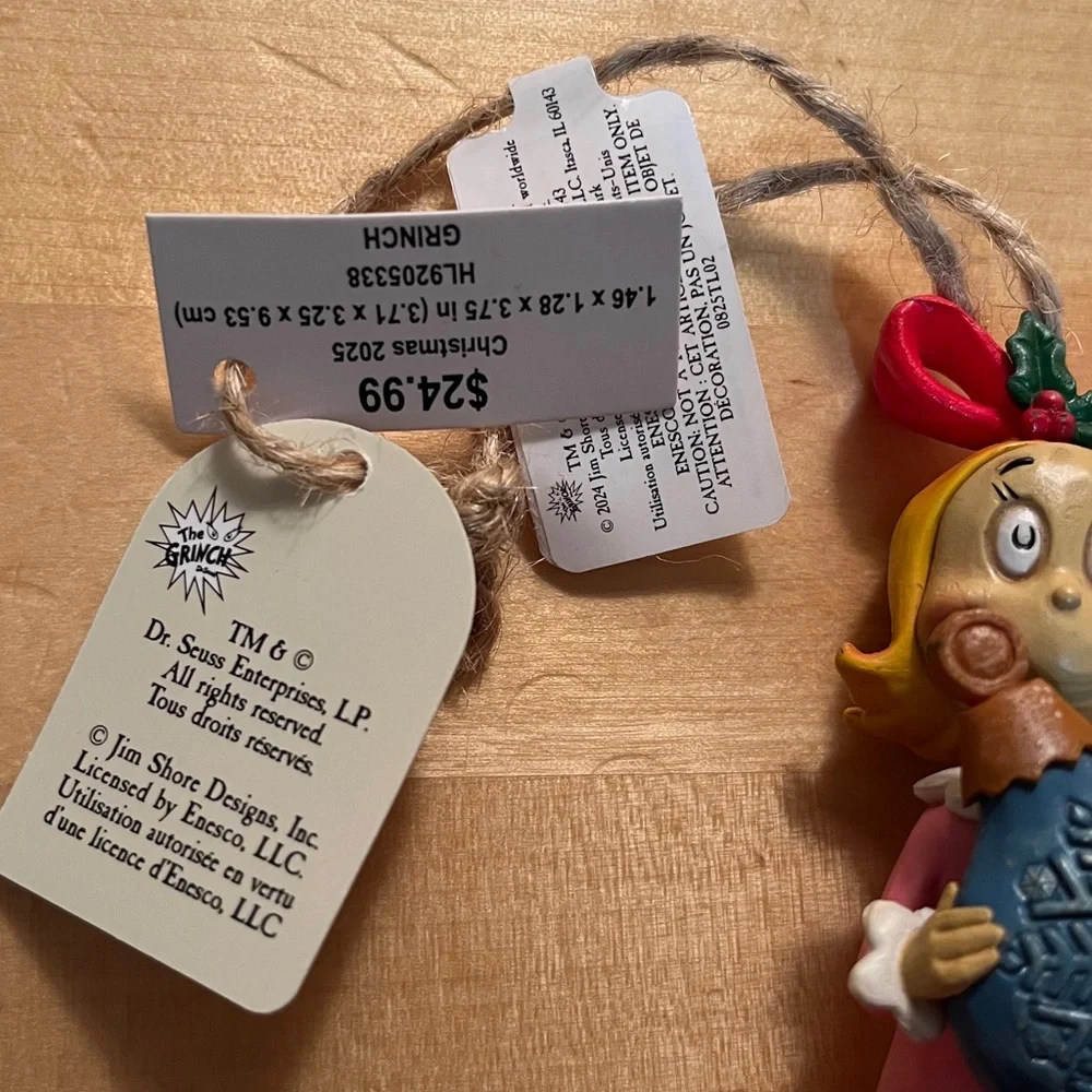 NWT The Grinch Cindy Lou Christmas Tree Ornament